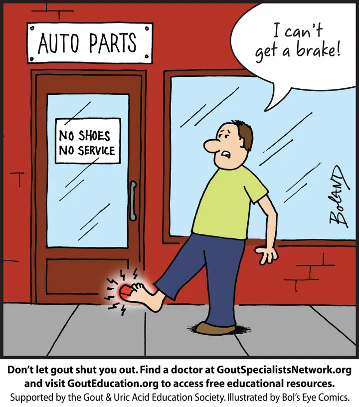 Gout Images and Cartoons - Gout Education