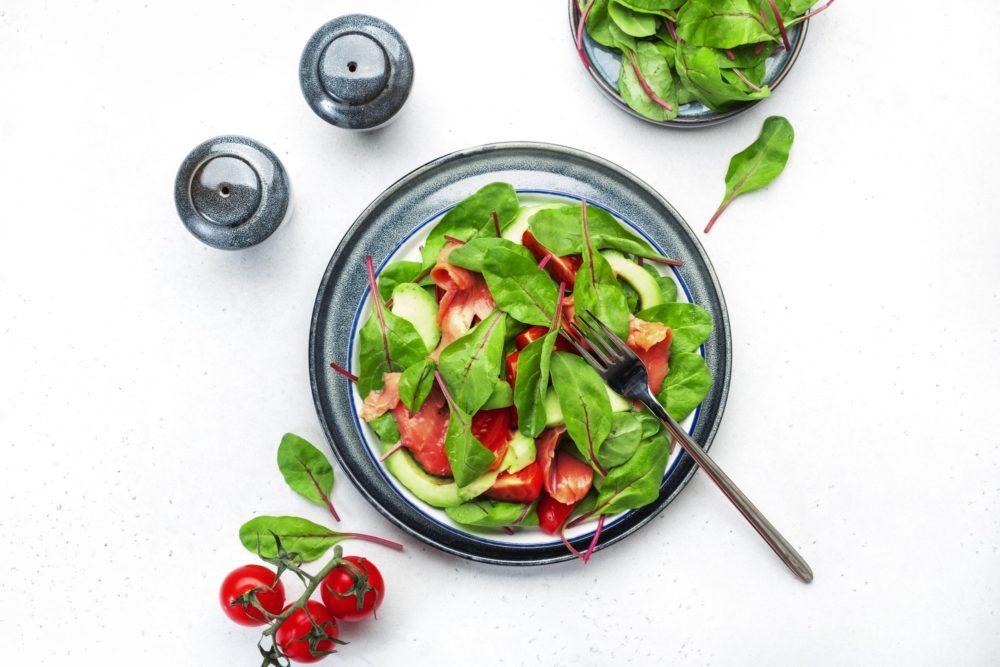 salad for keto and low card diet