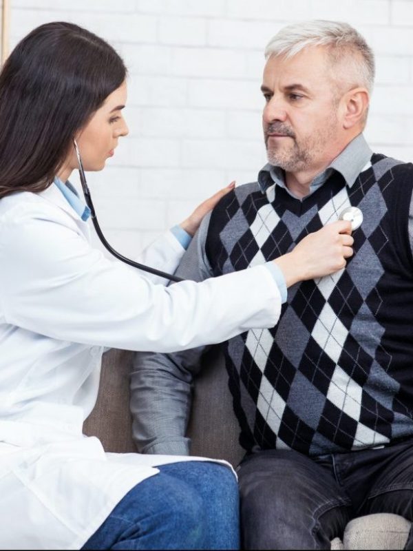 Protection of health of senior patient and risk group, colds and heart disease